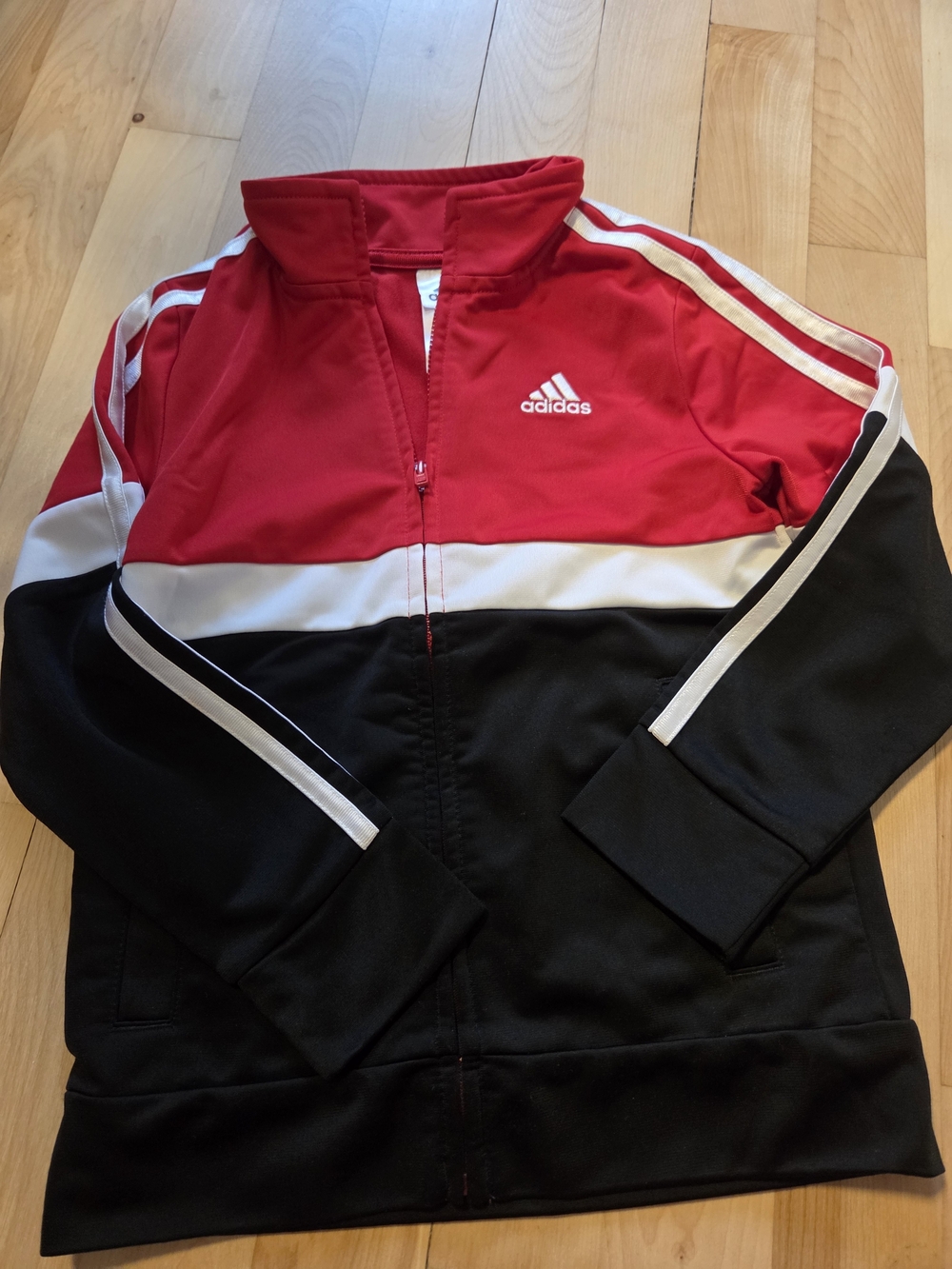 Adidas Kids' Red & Black Track Jacket